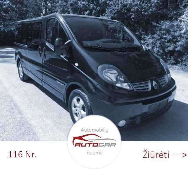 Renault trafic nuoma